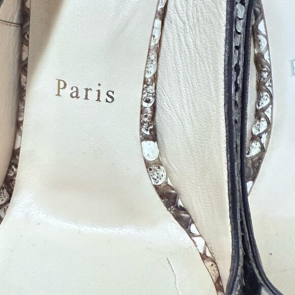 Python sandals Christian Louboutin - Picture 10 of 13